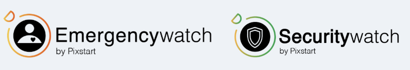 Emergencywatch et Securitywatch logo de la solution de surveillance des sites complexes. Emergencywatch et Securitywatch logo de la solution de surveillance des sites complexes.