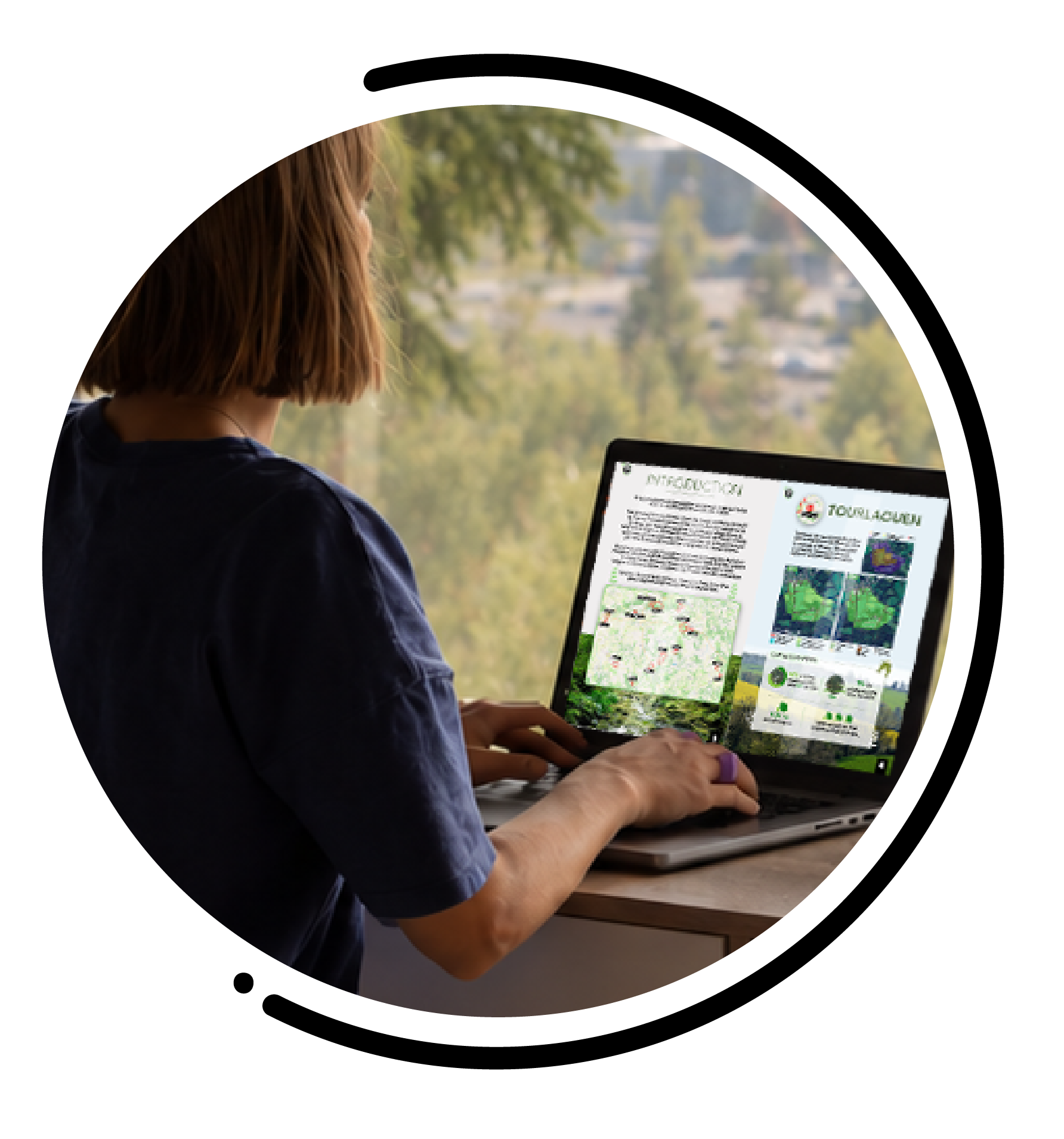 ESRSE4 femme travaille biodiversité ecoscan